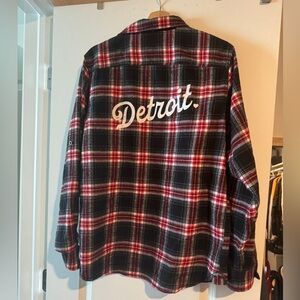 Kiloh+co Detroit Red Wings colored Flannel